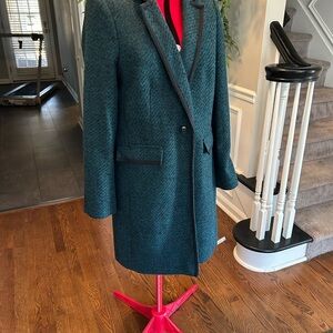Banana Republic Teal and Black Blazer Coat